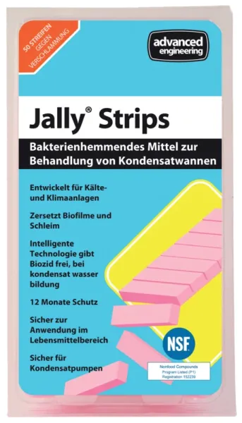 Bakterienhemmendes Mittel / Tropfschale NSF JallyStrips groß (Pack=50Stk.)